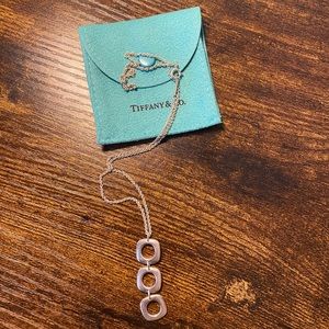 Tiffany and Co 3 link Silver Necklace